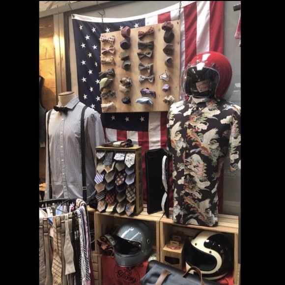 ZB Savoy Gray Victorian Garden Floral Bow Tie - Picture 5 of 8